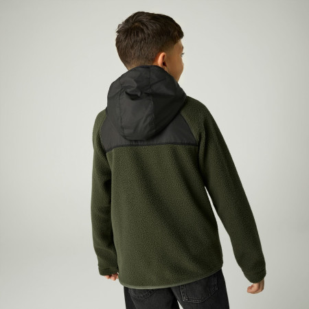 Dječja dukserica Regatta Munro Hybrid Jacket DarkKhak/Blk