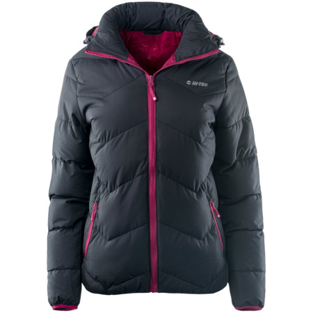 Ženska jakna Hi-Tec Lady Socho crna Black/Beaujolais