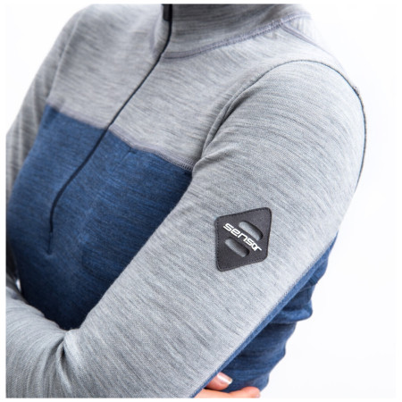 Ženska funkcionalna majica Sensor Merino Bold dugi rukav s patentnim zatvaračem