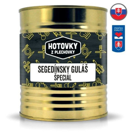 Glavno jelo Hotovky z plechovky Segedinski gulaš specijal (800 g)