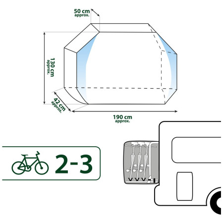 Cerada za prekrivanje Brunner Bike Wrapper 2/3