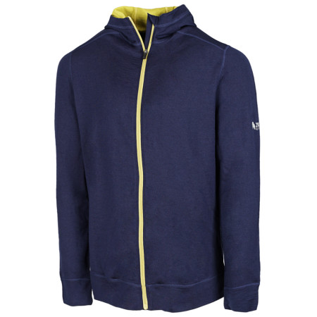 Muška dukserica Zulu Merino Hoodie Full Zip plava Navy