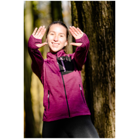 Ženska dukserica MOOA Nyore Grid 220