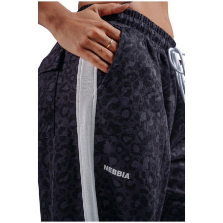 Ženske trenerke Nebbia Baggy Leopard Sweatpants Primal
