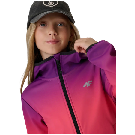 Dječja softshell jakna 4F Softshell Jacket F603 Multicolour 3 Allover