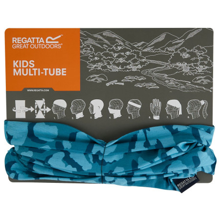 Dječji višenamjenski šal Regatta Kids Printed Multitube II