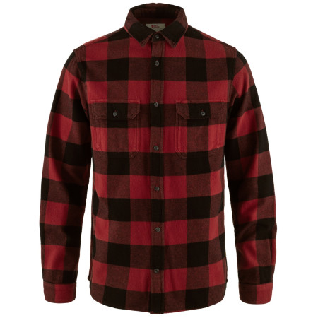 Muška košulja Fjällräven Övik Heavy Flannel Shirt M crvena/crna Red-Black