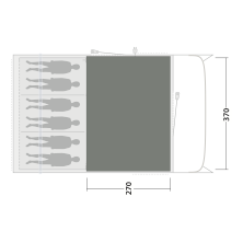 Tepisi za šator Outwell Cozy Carpet Denver 6