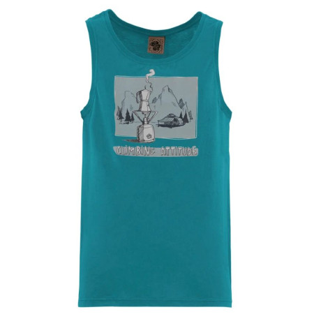 Muška majica bez rukava E9 1Caffe Men's plava Tropical Sea