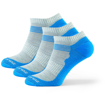 Čarape Zulu Merino Summer 3-pack plava/siva blue/grey