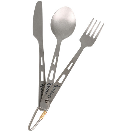 Set pribora za jelo Warg Hyperion Titan Cutlery Set siva grey
