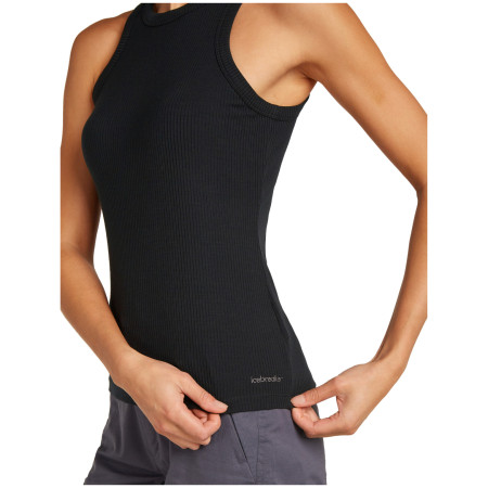 Ženska majica bez rukava Icebreaker W Mer Rib Lotus Tank