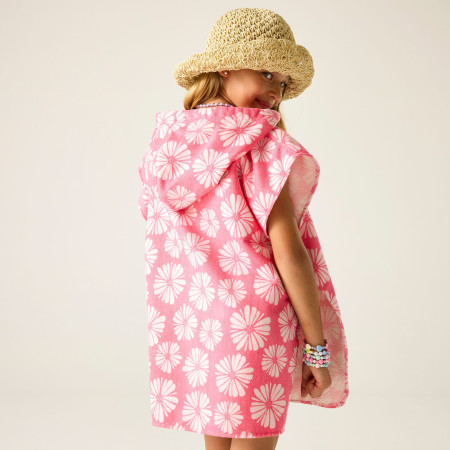 Dječji pončo Regatta Kids Towel Robe PinkHazPetal