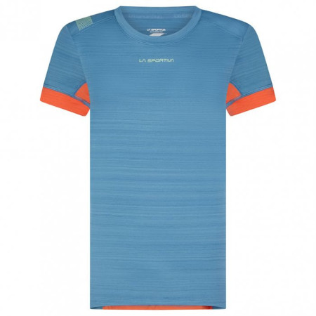 Ženska majica La Sportiva Sunfire T-Shirt W plava / crvena Atlantic/Paprika