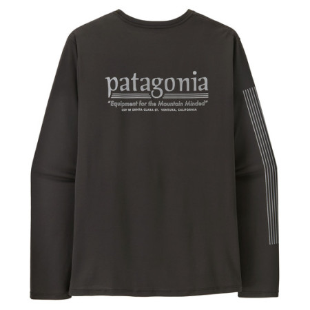 Muška majica Patagonia M's L/S Cap Cool Daily Shirt - Hut Tripper crna Black