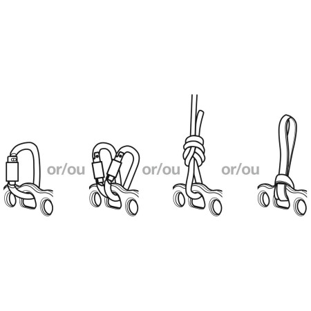 Osigurač za penjanje Petzl PAW S kotvící deska