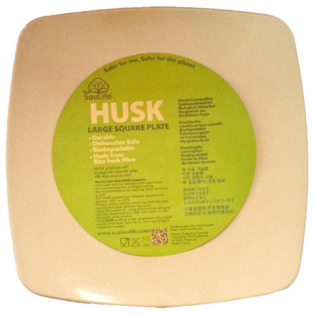 Tanjur EcoSouLife Square Plate large natural