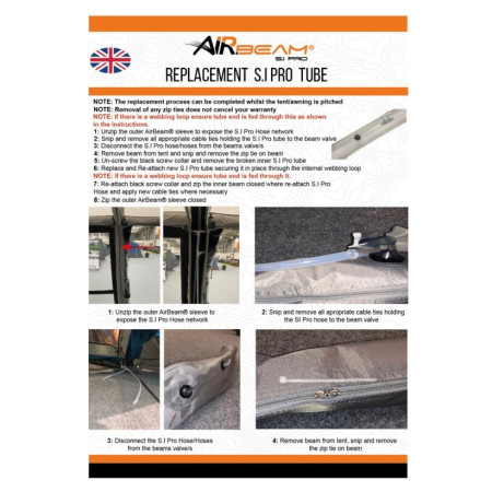 Rezervna zračnica Vango Airspeed S.I Pro Tube 685 x 10 cm - AT339