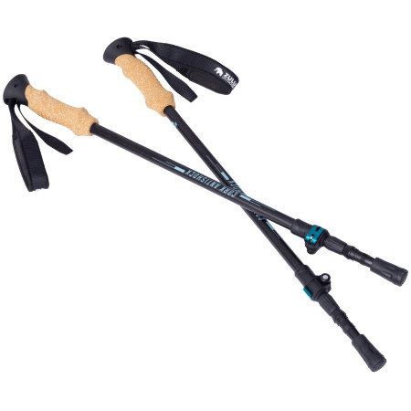 Trekking štapovi Zulu Cork Antishock crna/plava