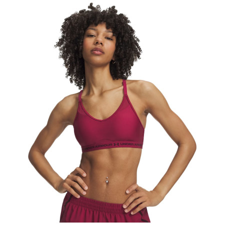 Sportski grudnjak Under Armour UA Crossback Low Bra boja vina