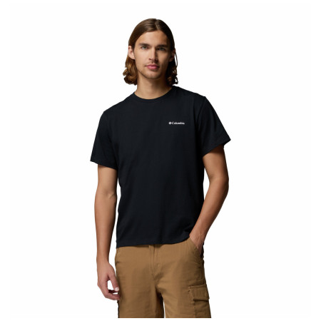Muška majica Columbia CSC™ Logo Back Tee crna Black, Boxy Brand
