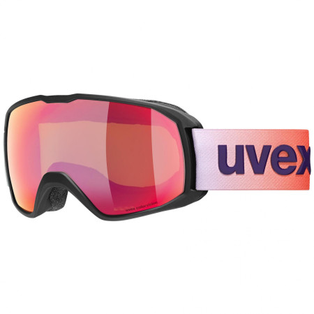 Skijaške naočale Uvex Xcitd CV crna/narančasta black matt SL/scarlet-green