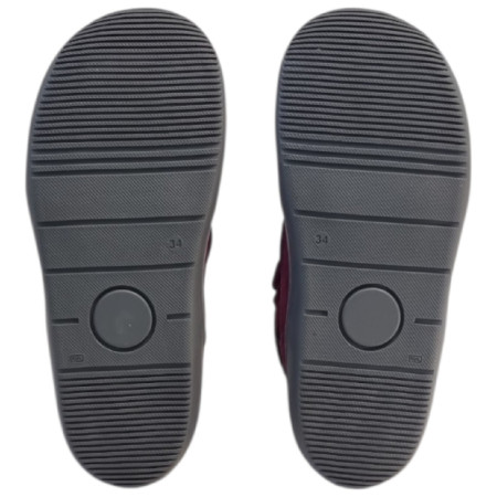 Dječje barefoot cipele beBare 3555TY Bordeaux