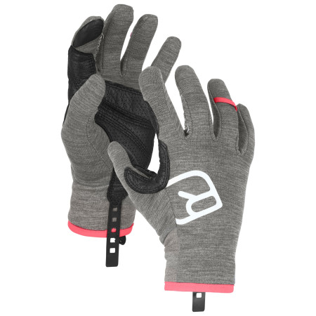 Ženske rukavice Ortovox Fleece Light Glove W siva DarkGrayBlend