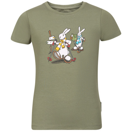 Dječja majica Alpine Pro Bobbo Oil Green svijetlo zelena OIL GREEN