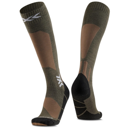 Dokoljenice X-Socks Ski Discover Merino Otc žuta SAND/DARK SAND