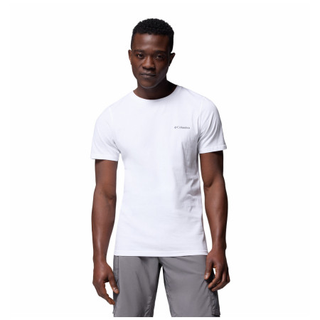 Muška majica Columbia Rapid Ridge™ Back Graphic Tee II bijela/ljubičasta White, Heavenly Horizons