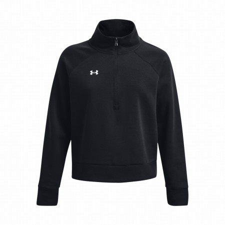 Ženska dukserica Under Armour Rival Fleece HZ crna Black