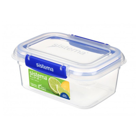 Kutija za hranu Sistema Rectangle Klip It Plus 1l Transparentna