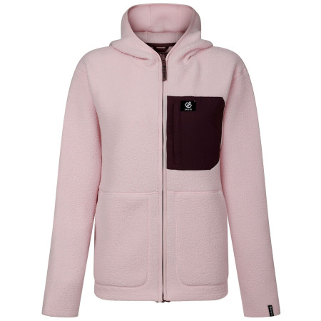 Ženska funkcionalna dukserica Dare 2b Womens Firn Hooded Borg ružičasta Pink Haze