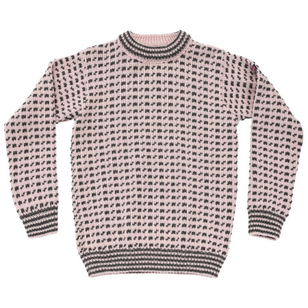 Džemper Devold Original Islender Wool Sweater ružičasta/siva CHALK PINK/ANTHRACITE