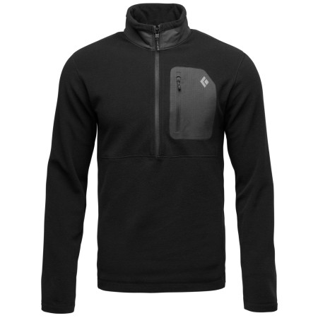 Muška dukserica Black Diamond Rift HZ Fleece Jacket crna Black-Black