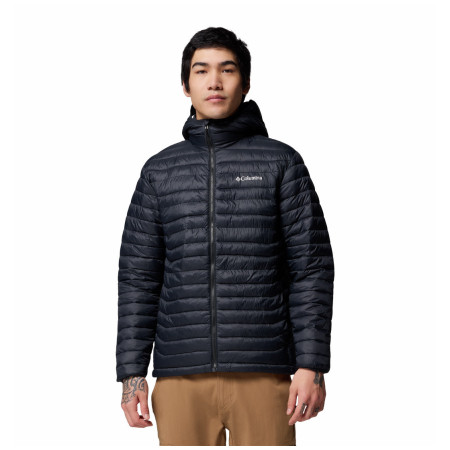 Muška jakna Columbia Powder Pass™ Hooded Jacket crna Black