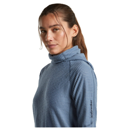 Ženska dukserica Icebreaker Wom Mer 400 RealFleece Grid Pulover Hood
