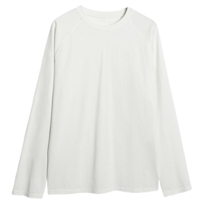 Muška majica 4F Longsleeve M474 bijela OFF WHITE