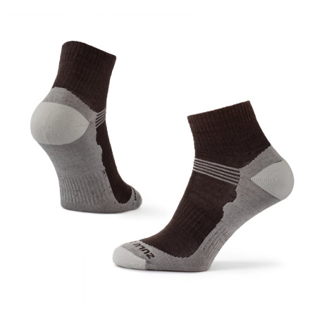 Čarape Zulu Merino Lite siva/smeđa grey/brown
