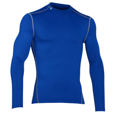 Muške funkcionalne majice Under Armour CG Armour Mock plava Royal//Steel