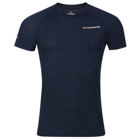 Muške funkcionalne majice Progress MA NKR 125 crna/plava černo-modrá