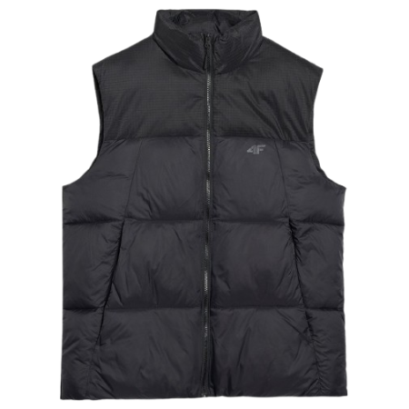 Muški prsluk 4F Vest Jacket M229 crna DEEP BLACK