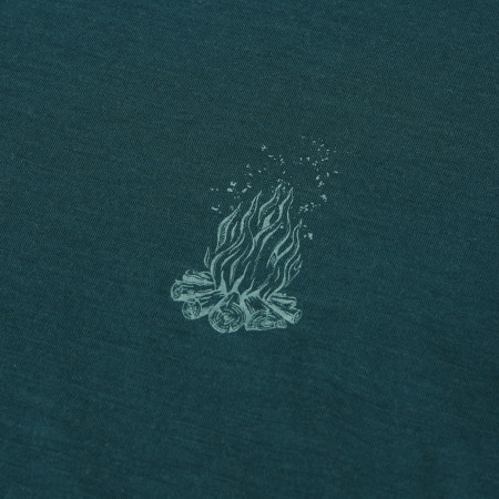 Ženska majica Zulu Merino Fire 160 Short