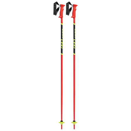 Palice Leki Racing Kids crvena/crna fluorescent red-black-neonyellow