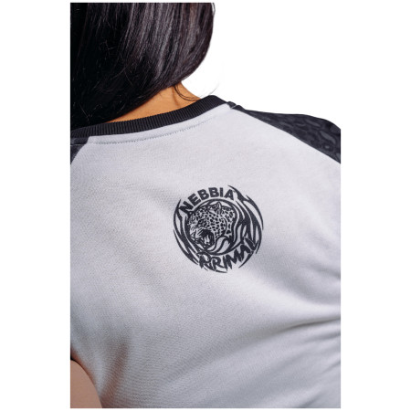 Ženska majica Nebbia Crop Top Leopard '97 Primal