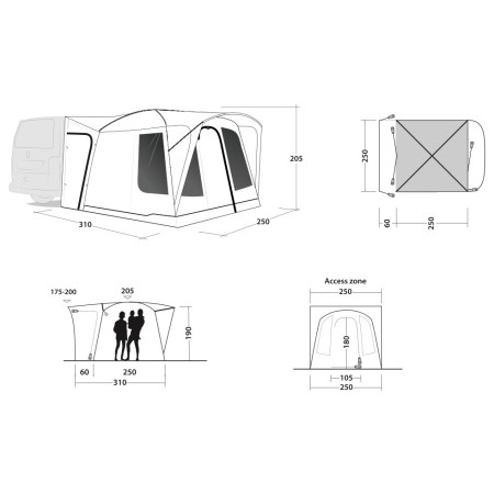 Autošator Outwell Pine Hills