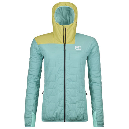 Ženska jakna Ortovox Swisswool Piz Badus Jacket W plava ice waterfall