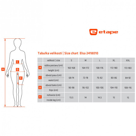 Ženske biciklističke hlače Etape Elsa