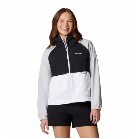 Ženska jakna Columbia Spire Valley™ Windbreaker bijela White, Black, Cirrus Grey